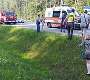 Avarija sostinės Kirtimų g.: susidūrė keturi lengvieji automobiliai ir vienas sunkiasvoris