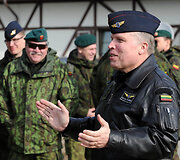 &Scaron;audymo pratybų akimirka