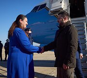 Volodymyras Zelenskis atvyko į JAV