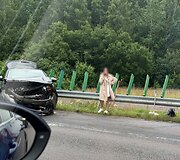 Dėl avarijos susidariusi spūstis