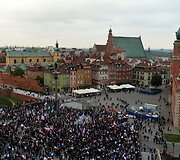 Protesto Var&scaron;uvoje akimirka