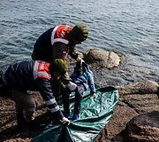 Į Turkijos krantus jūra i&scaron;metė vaikų kūnus