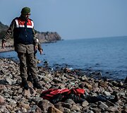 Į Turkijos krantus jūra i&scaron;metė vaikų kūnus