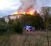 Klaipėdoje degė buvęs jaunimo centras