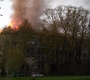 Klaipėdoje degė buvęs jaunimo centras