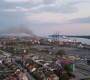 Klaipėdoje degė buvęs jaunimo centras