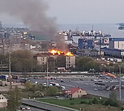 Klaipėdoje degė buvęs jaunimo centras