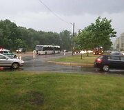 Liepsnos kėsinosi į autobusą