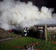 Sudegė daugiavaikės &scaron;eimos prižiūrimas ūkinis pastatas