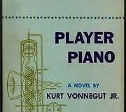 Pirmojo Kurto Vonneguto romano &bdquo;Pianola&ldquo; vir&scaron;elis. Knyga i&scaron;leista 1952 metais