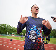 Aleksandras Pogrebnojus sukūrė originalią sportinę aprangą