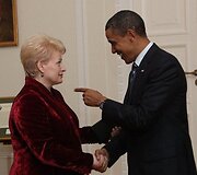D.Grybauskaitė ir B.Obama