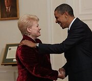 D.Grybauskaitė ir B.Obama
