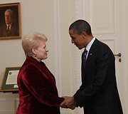 D.Grybauskaitė ir B.Obama