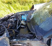 I&scaron; įvykio vietos lengvojo automobilio vairuotojas pabėgo