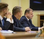 Saulius Skvernelis domėjosi, kaip tarnyba pasiruo&scaron;usi  reaguoti teroro atveju