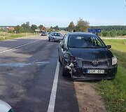 Avarijos metu niekas nenukentėjo