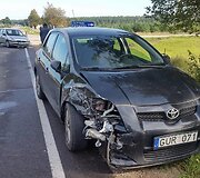 Avarijos metu niekas nenukentėjo