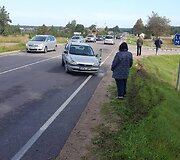 Avarijos metu niekas nenukentėjo