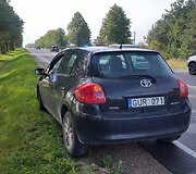 Avarijos metu niekas nenukentėjo