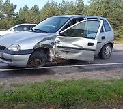 Avarijos metu niekas nenukentėjo