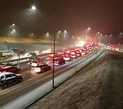 Rytinis eismas Vilniuje