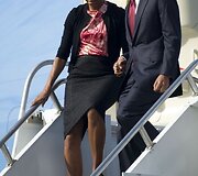Barackas Obama su žmona Michelle