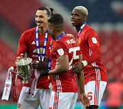&bdquo;Manchester United&ldquo; Anglijos Lygos taurės finale įveikė &bdquo;Southampton&ldquo;