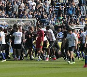 Sirgalių siautėjimas per futbolo rungtynes Prancūzijoje