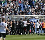 Sirgalių siautėjimas per futbolo rungtynes Prancūzijoje