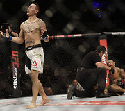 Jose Aldo ir Maxas Holloway