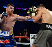 Canelo Alvarezo ir Genadijaus Golovkino dvikova