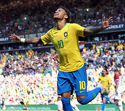 Neymaras rungtynėse su Kroatija