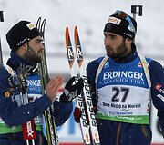 Broliai Simonas bei Martinas Fourcade'ai