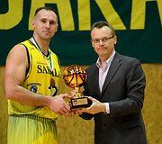 Rolandas Matulis ir Romualdas Brazauskas