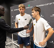 Edas Butvilas ir Vilius Gaubas prie&scaron; Patricką Agbo-Panzo ir Sodicką Noudogbesi