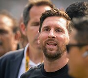Lionelio Messi vie&scaron;nagė Kalkutoje, Indijoje