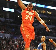 NBA &bdquo;Visų žvaigždžių&ldquo; rungtynių akimirka