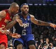 NBA &bdquo;Visų žvaigždžių&ldquo; rungtynių akimirka