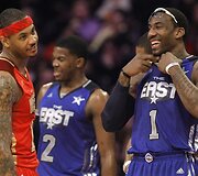 NBA &bdquo;Visų žvaigždžių&ldquo; rungtynių akimirka