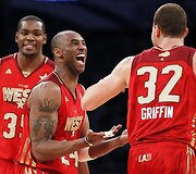 NBA &bdquo;Visų žvaigždžių&ldquo; rungtynių akimirka
