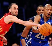 NBA &bdquo;Visų žvaigždžių&ldquo; rungtynių akimirka