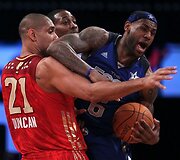 NBA &bdquo;Visų žvaigždžių&ldquo; rungtynių akimirka