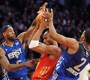 NBA &bdquo;Visų žvaigždžių&ldquo; rungtynių akimirka