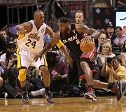 D.Wade'as ir L.Jamesas vedė &bdquo;Heat&ldquo; į pergalę prie&scaron; &bdquo;Lakers&ldquo; su Kobe Bryantu