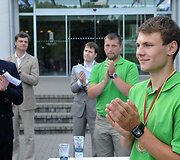 Sezono uždarymo &scaron;ventės akimirka