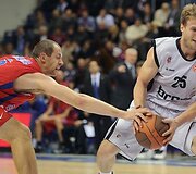 Ramūnas &Scaron;i&scaron;kauskas (CSKA) ir Antonas Gavelas (&bdquo;Brose Baskets&ldquo;)