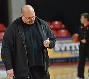 Aleksandras Džikičius &bdquo;Lietuvos ryto&ldquo; treniruotė