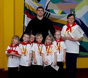 Mindaugas Mizgaitis darželinukų sporto &scaron;ventėje