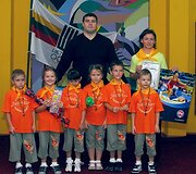 Mindaugas Mizgaitis darželinukų sporto &scaron;ventėje
